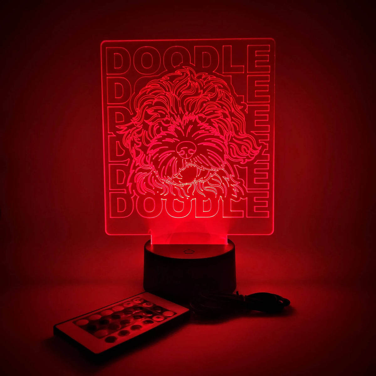 Doodle Breed LED Light Lamp | Dog Lovers & Pet Parents Gift